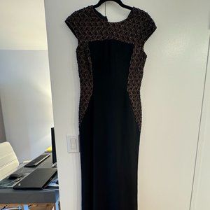 Carmen Marc Valvo Sequined Gown